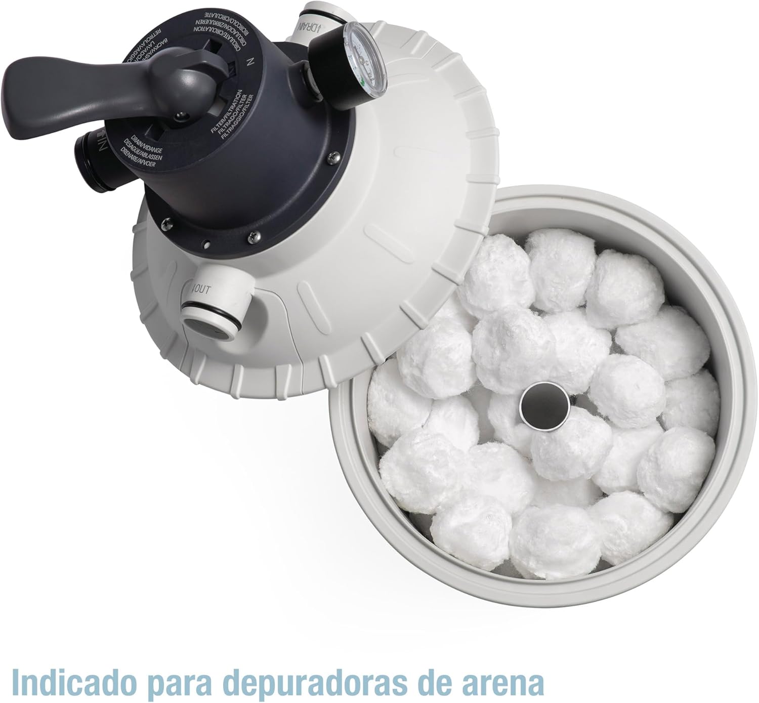 Intex 29045 Krystal Clear Fiber Ball Filtration Media 1.1 Pounds (2-Pack) (Filter Balls, 2, Pack)
