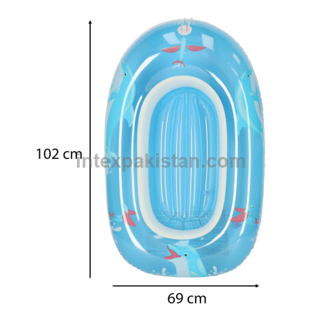 Bestway Floating Friends Kids Inflatable Boat (102cm x 69cm ) For 3-6 Years Or 30Kg Max.