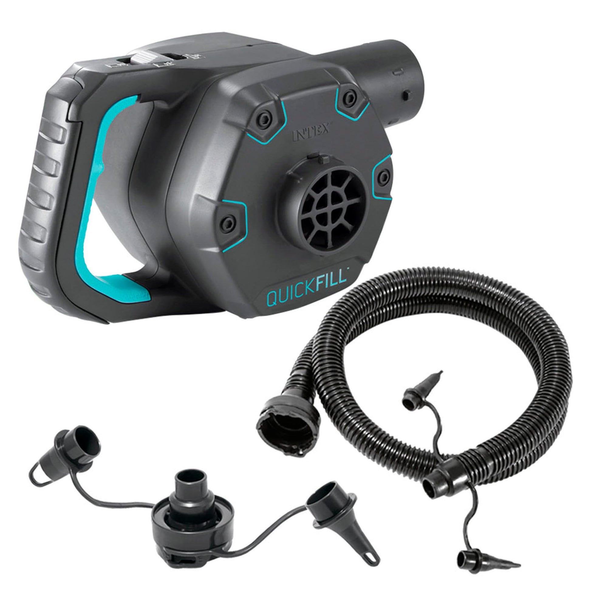 Intex 230 Volt Quick-Fill AC Electric Pump, 66644, Black