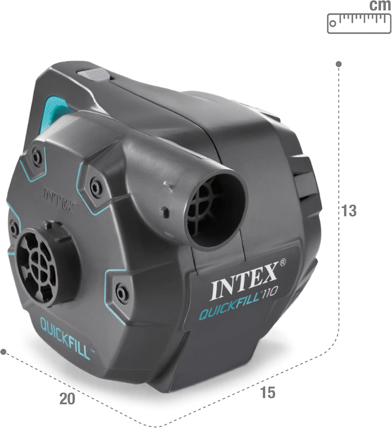 Intex 230 Volt Quick-Fill AC Electric Pump, 66644, Black