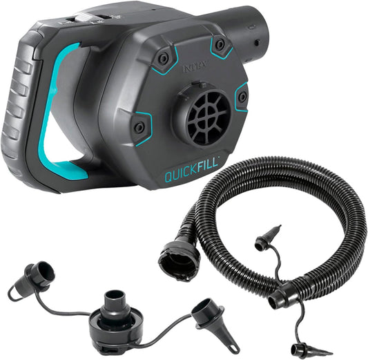 Intex 230 Volt Quick-Fill AC Electric Pump, 66644, Black