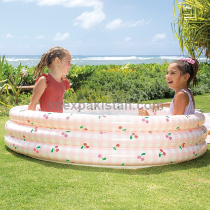INTEX 58" x 13" Cherry Kiddie Pool Round