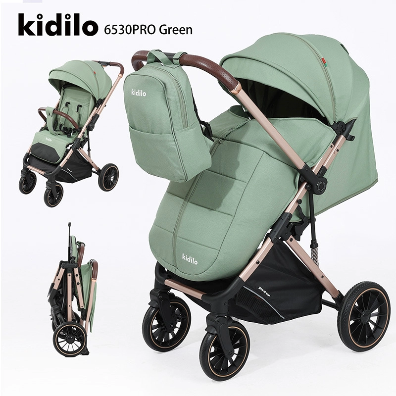 Kidilo Stroller Large Size with Foot Cover & Diaper Bag  15Kg Weight Capacity