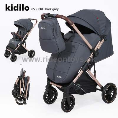 Kidilo Stroller Large Size with Foot Cover & Diaper Bag  15Kg Weight Capacity