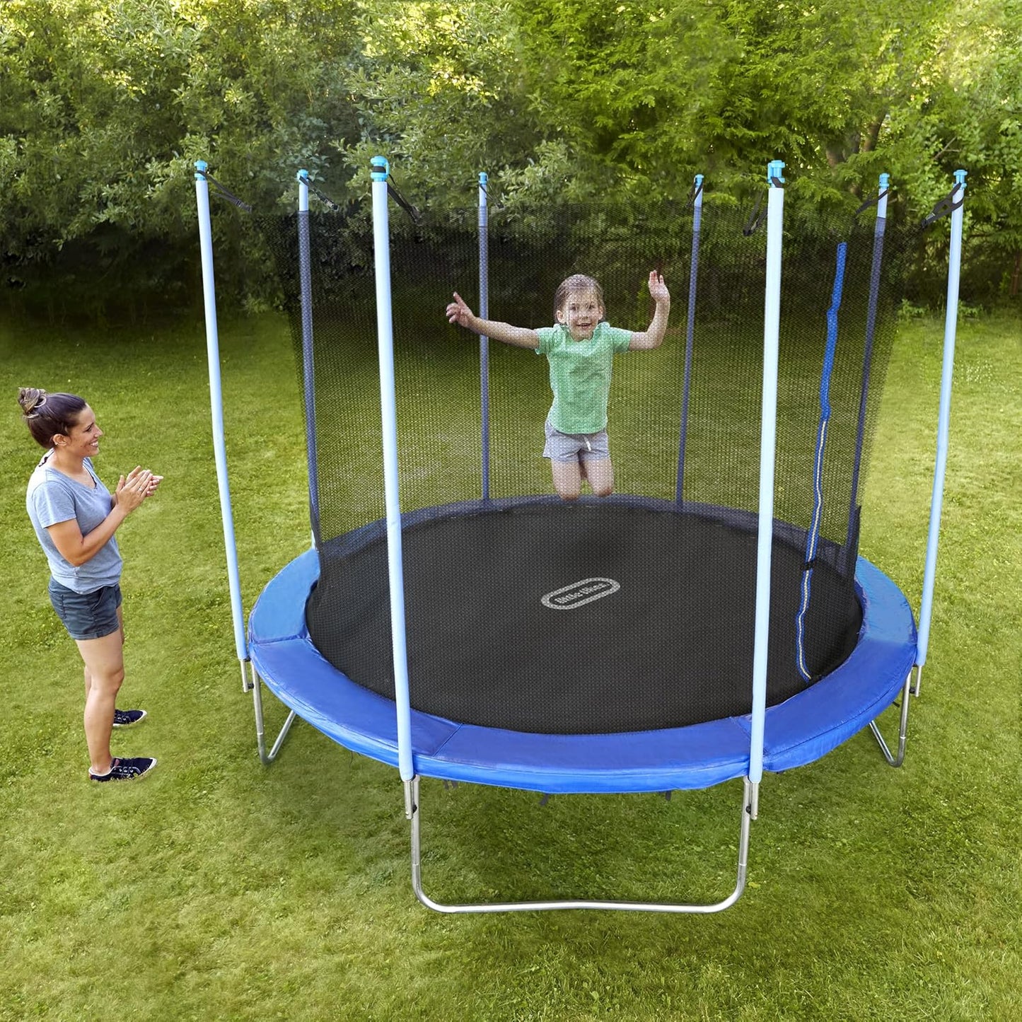 Little Tikes Mega 10-Foot Trampoline With Net, Ages 6+ 100Kg