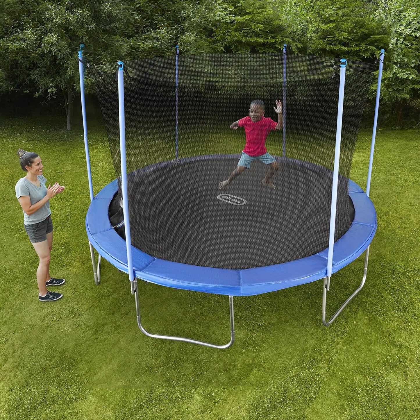 Little Tikes Mega 12-Foot Trampoline With Net, Ages 6+ 100Kg