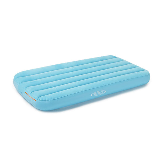 Intex 66803EP Cozy Kidz Inflatable Airbed: Fiber-Tech – Velvety Soft Surface – Carry Bag Included – Color May Vary – 34.5" x 62" x 7"