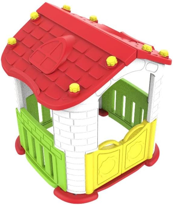 toy monarchCHD-800 Korean Plastic Play House for Kids, Multicolor