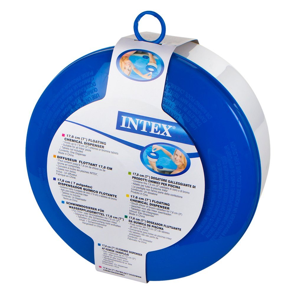 Intex Floating Chemical Dispenser  7" (17.8 cm) Bromine Or Chlorine For Pool & Spa