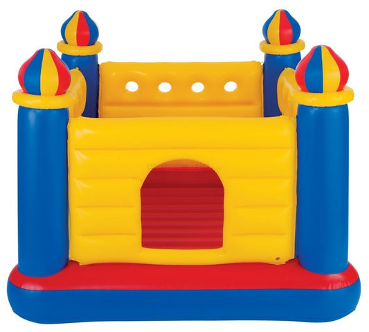 INTEX Jump-O-Lene ™ Castle Bouncer ( 69" X 69" X 53" ) With Plastic Balls 25Pcs