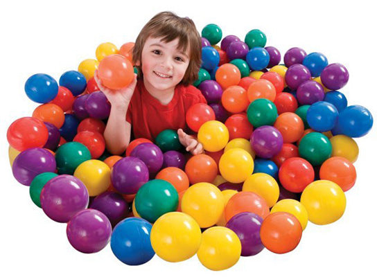 INTEX Ball Toyz Fun Ballz (3.8") 8CM X 100 Pcs Plastic Balls Bag