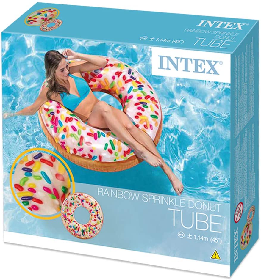 INTEX Sprinkle Donut Swim Tube 39" (99cm x 25cm)