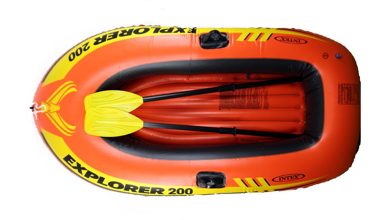 INTEX Boat Explorer 200 For 2 Person 95 KG (58" X 33" X 14" )
