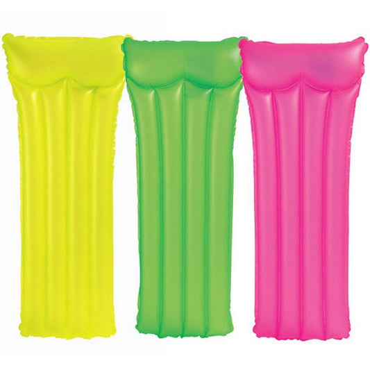 INTEX Inflatable Neon Air Mattress ( ‎72" x 30" x 6" )