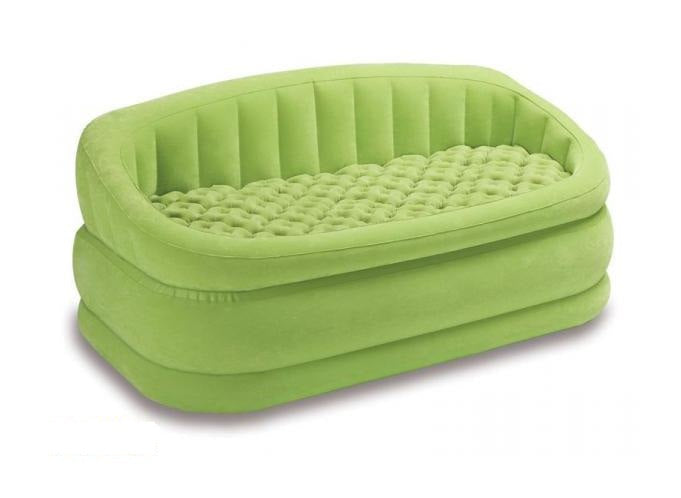 INTEX Cafe Love Seat For 2 Person With Waterproof Flocked Surface & 2 Cushion 62" x 34" x 27"