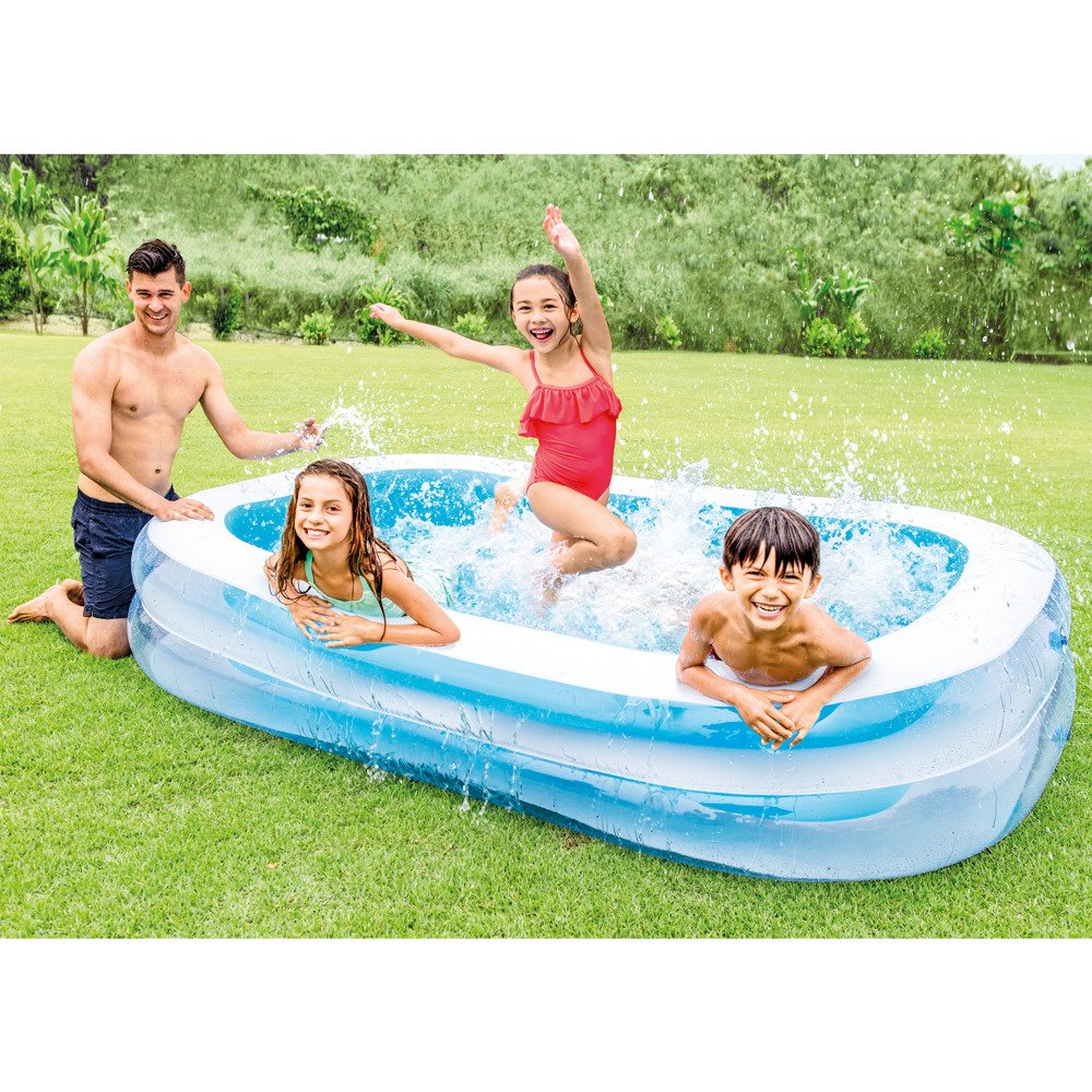 INTEX 8ft x 5.8ft x  22" Swim Center Family Pool
