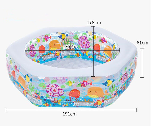 INTEX Ocean Reef Pool ( 75" L  x 70" W x  24" H )